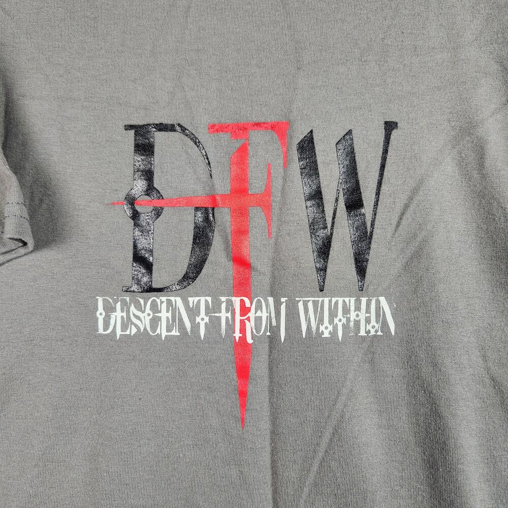 Descent From Within Biohazard Shirt Mens XL Gray Graphic Logo Band Tour Album - Picture 2 of 10